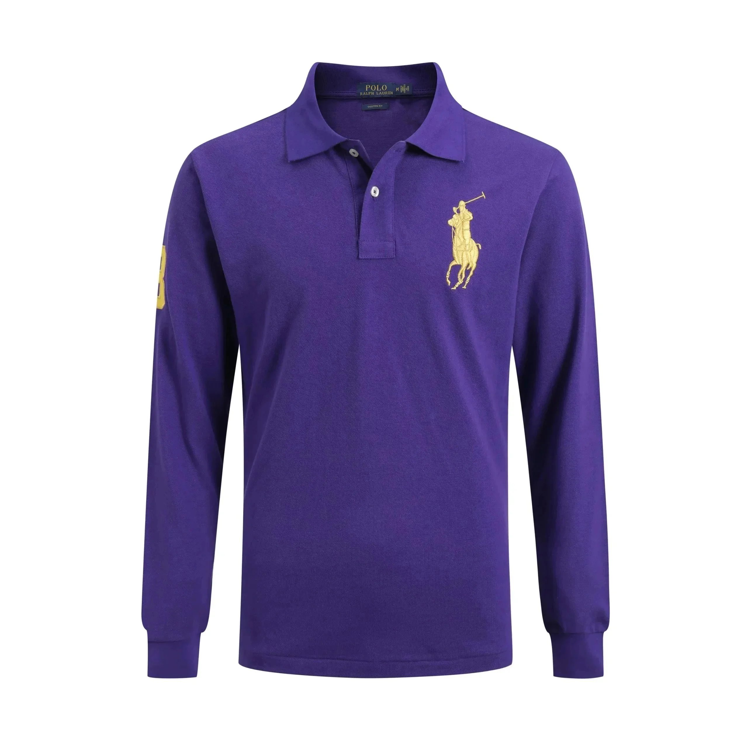 Polo Ralph Lauren Shirts Custom Fit long-sleeve shirt with Big Pony embroidery — 17
