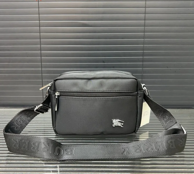 Burberry Crossbody Bags Check-pattern zip bag — Top Quality 4