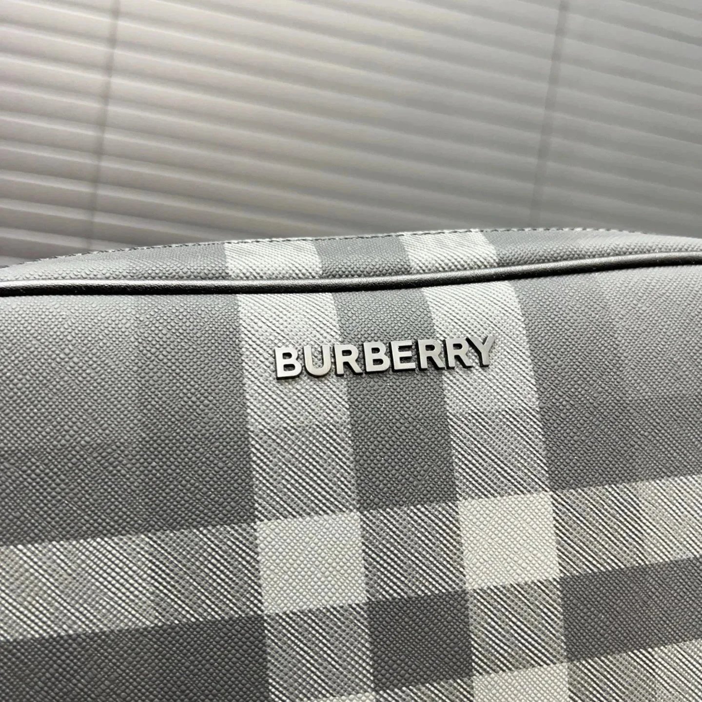 Burberry Crossbody Bags Check-pattern zip bag image 9