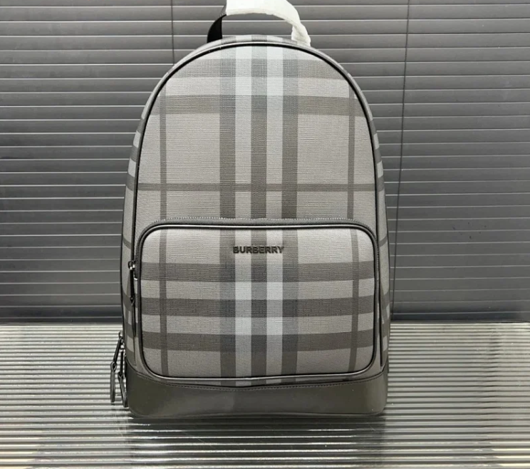 Burberry Crossbody Bags Check-pattern zip bag — Top Quality backpack 5