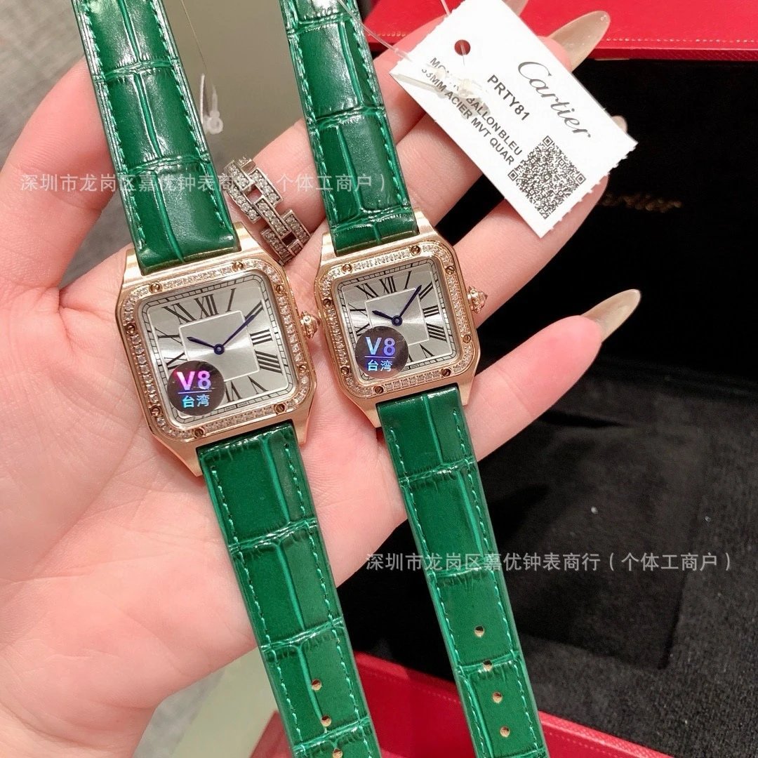 Full Rose Diamond Edition - Green Leather