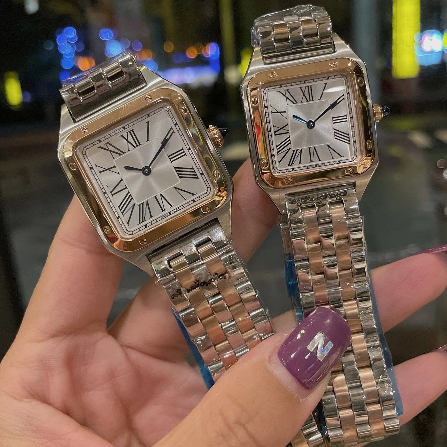 Rose Gold Shell - Steel Belt
