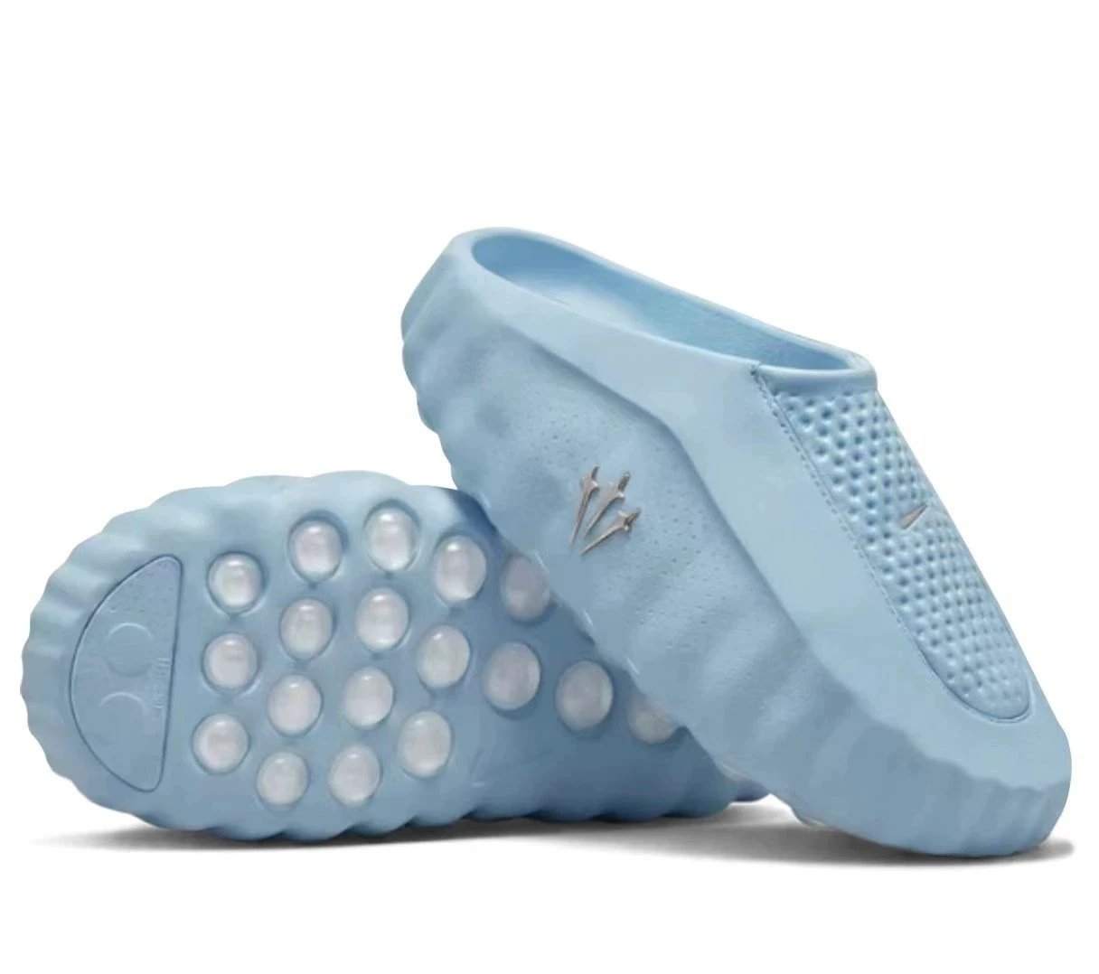 Blue with White Sole