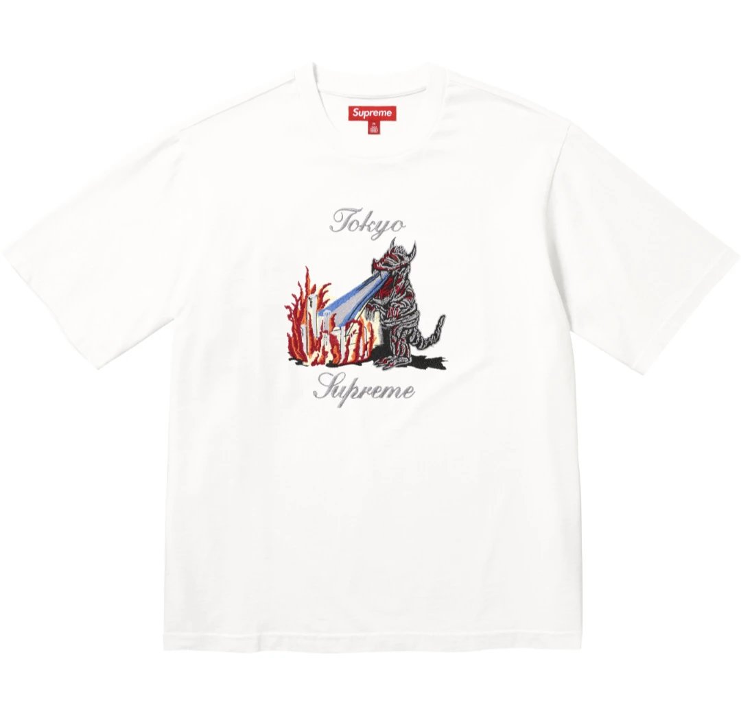 Embroidered White