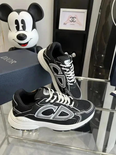 Dior B23 Oblique Multicolor Chunky Sneakers - 8