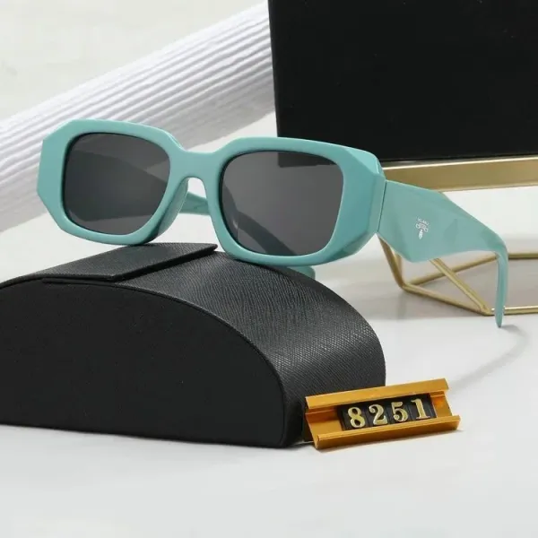 Design Oversized Square Frame Mint Green Sunglasses - 1