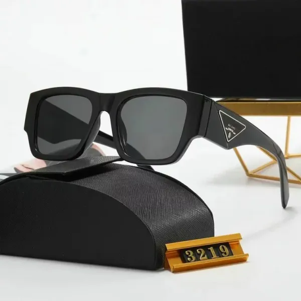 Prada Square Frame Black Sunglasses - 1