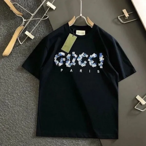 Gucci GG Mosaic Print Black T-Shirt - 1