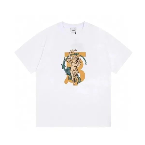 Burberry Thomas Bear Graphic Print White T-Shirt - 11