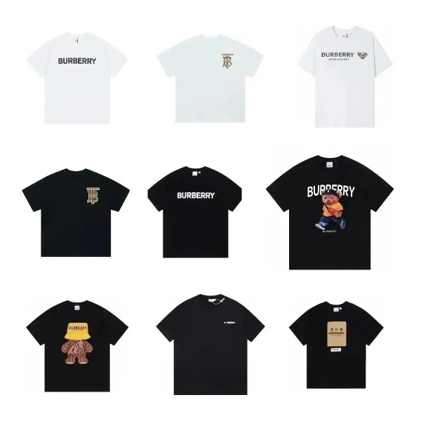 Burberry Thomas Bear Graphic Print White T-Shirt - 4