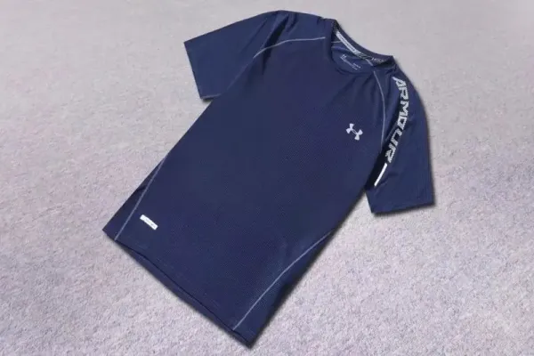 Under Armour HeatGear Navy Performance T-Shirt - 1