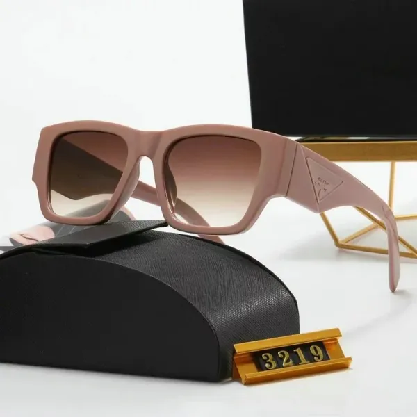 Prada Square Frame Gradient Pink Sunglasses - 1