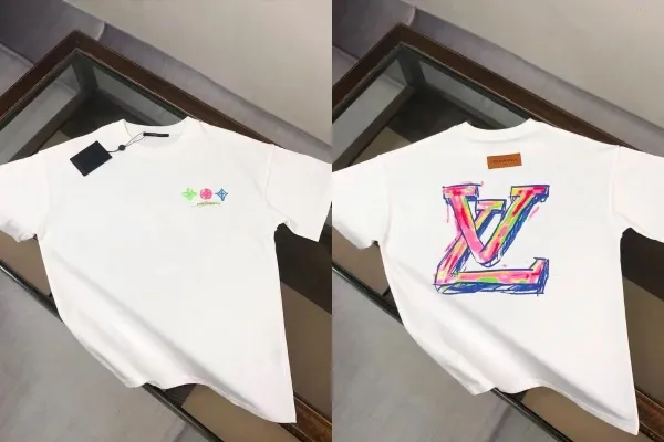 Louis Vuitton x Takashi Murakami Monogram Sketch T-Shirt White - 1