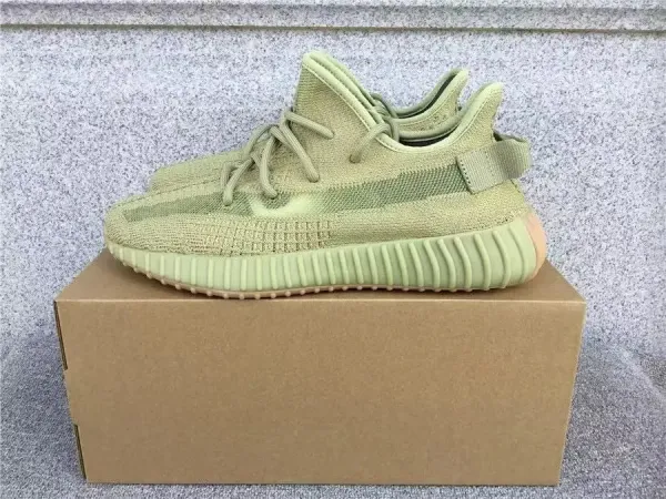 Adidas Yeezy Boost 350 V2 Zebra Green Sneakers - 1