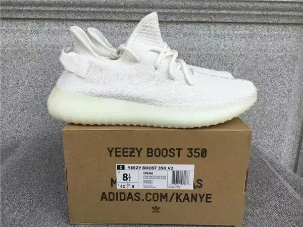 Adidas Yeezy Boost 350 V2 Zebra White Sneakers - 1