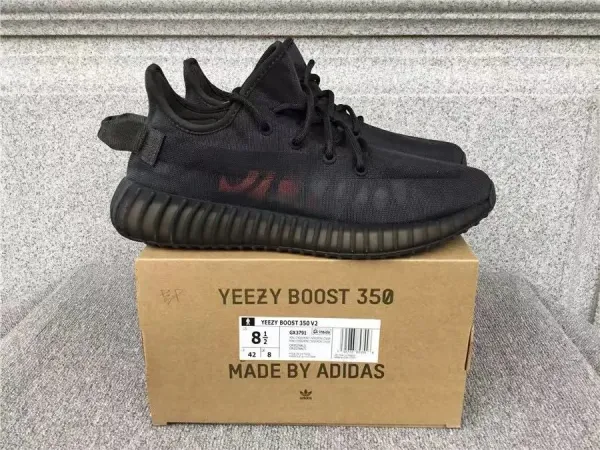 Adidas Yeezy Boost 350 V2 Zebra Black Sneakers - 1