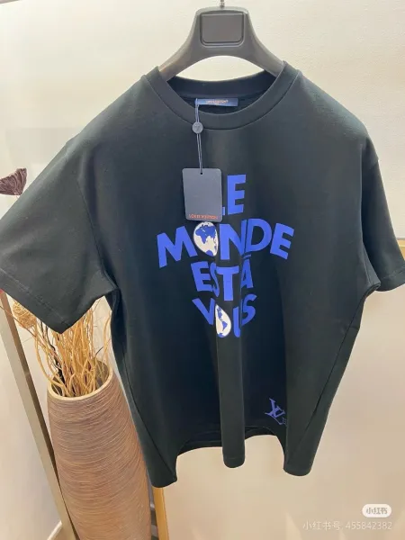 Louis Vuitton Monde Est À Vous Graphic T-Shirt Black - 1