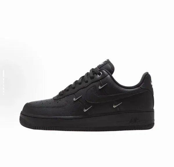Nike Air Force 1 Low 'Triple Black' Sneakers - 1