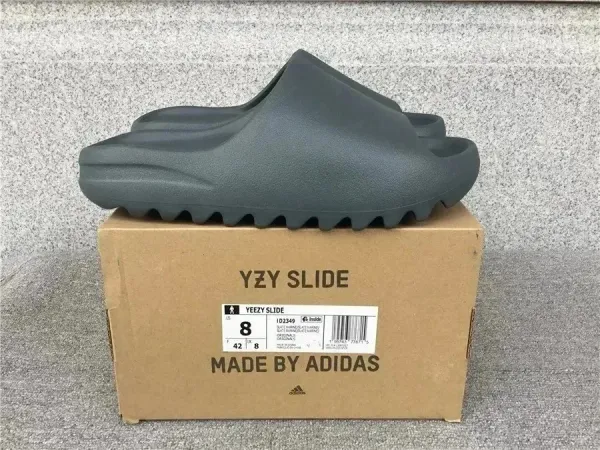 Adidas Yeezy Slide Utility Gray Slippers - 1