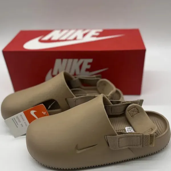 Nike Calm Sandals Beige Casual Shoes - 1