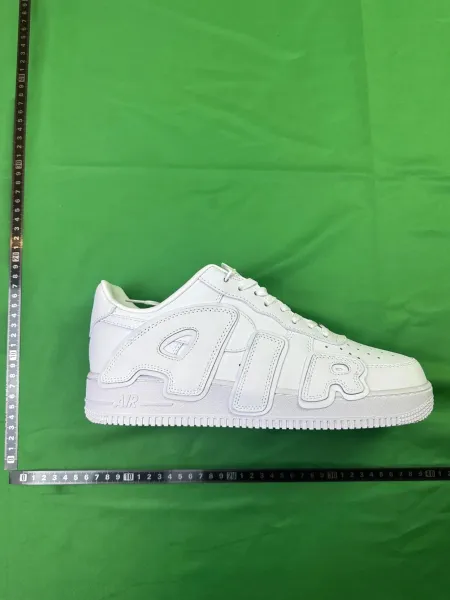 Nike Air Force 1 Low 'AIR' Logo White Sneakers - 1