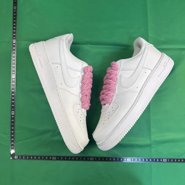 Off-White x Nike Air Force 1 Low Volt Neon Yellow Sneakers - 6