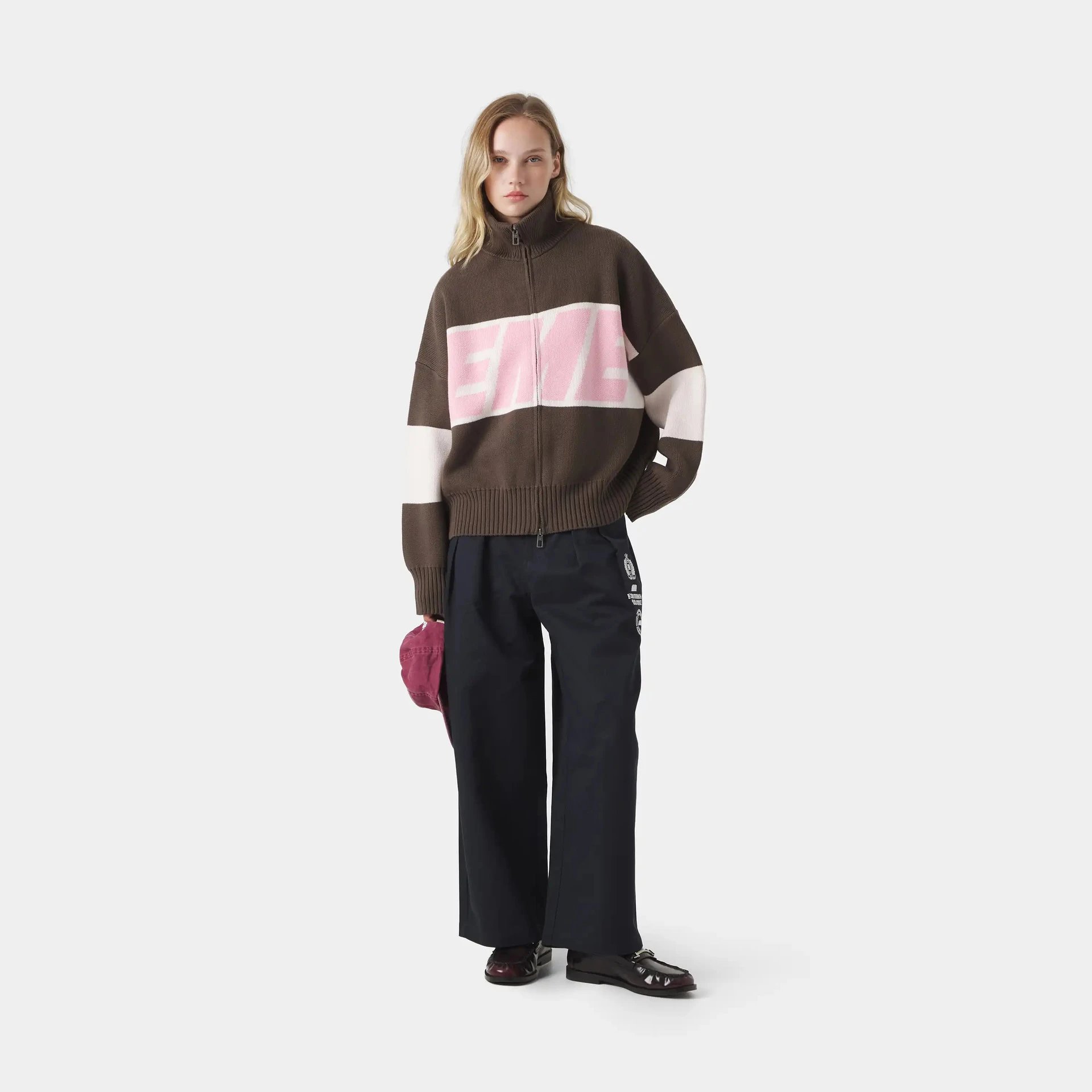 Pinkish Brown Knit