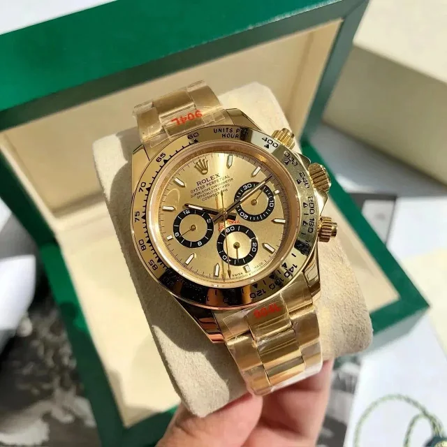 Rolex Watches Daytona chronograph with tachymeter bezel and rubber strap product detail image 9