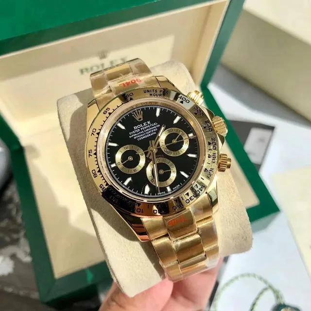 Rolex Watches Daytona chronograph with tachymeter bezel and rubber strap product detail image 5