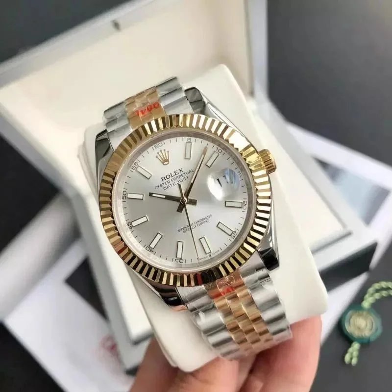 间黄金银盘·五珠表带 矿物质强化镜面玻璃