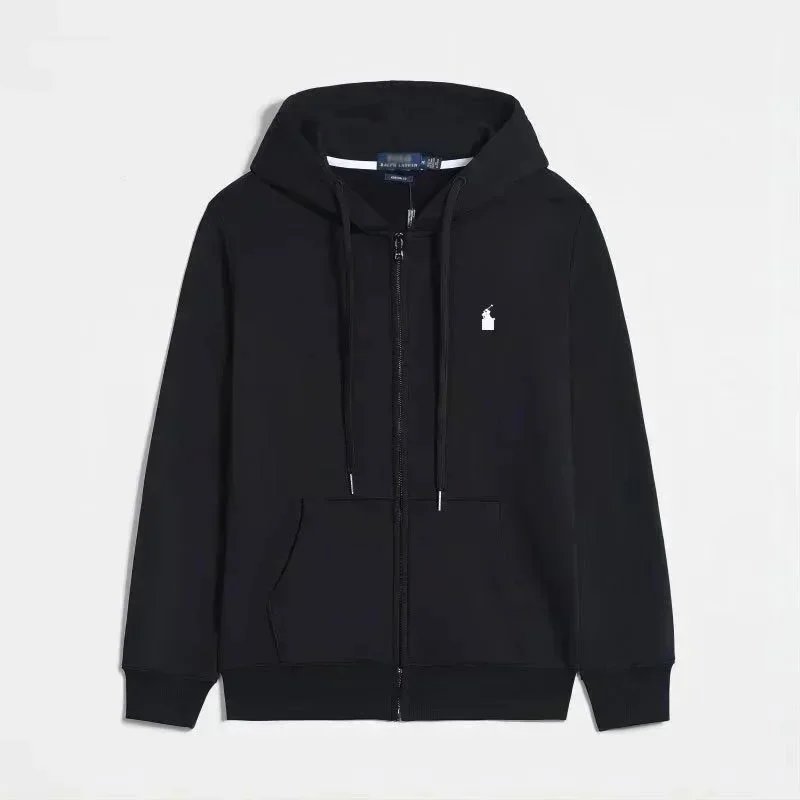 Zipper shirt black white label