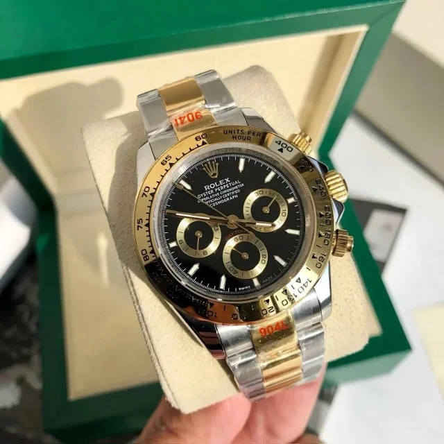 Rolex Watches Daytona chronograph with tachymeter bezel and rubber strap product detail image 6