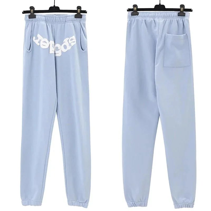 浅蓝色卫裤 ［照图下单］