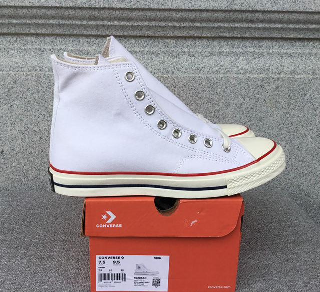 Converse Chuck 70 High Burgundy Canvas Sneakers - 9