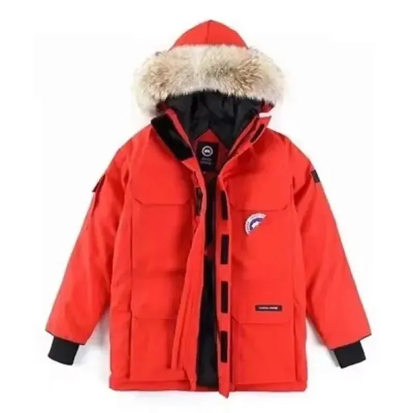 Canada Goose Expedition Parka Red Down Jacket - 1