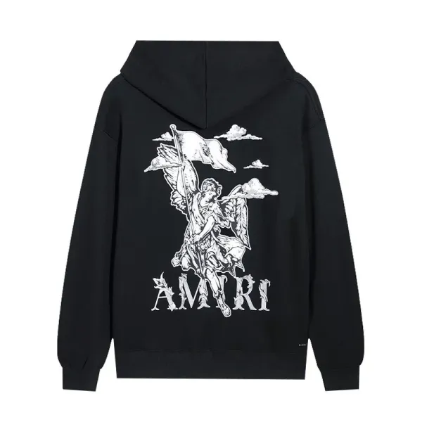 Amiri Cobra Print Black Hoodie - 3