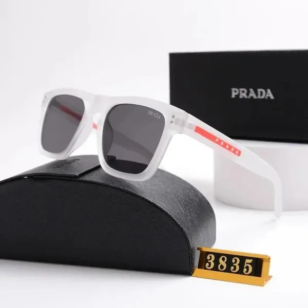 Prada PR 02XS White Transparent Frame Sunglasses - 1