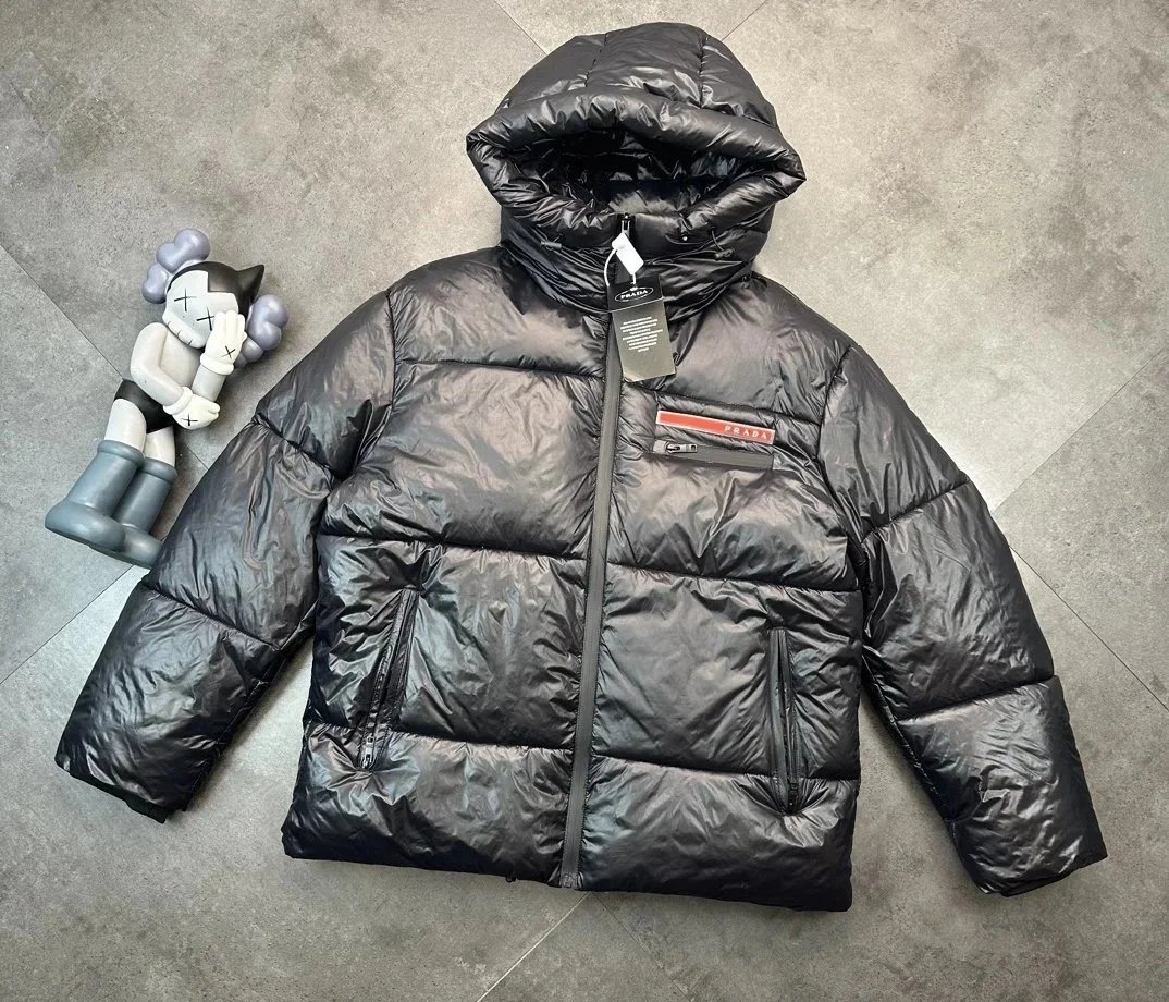 Prada Re-Nylon Down Jacket Black - 1