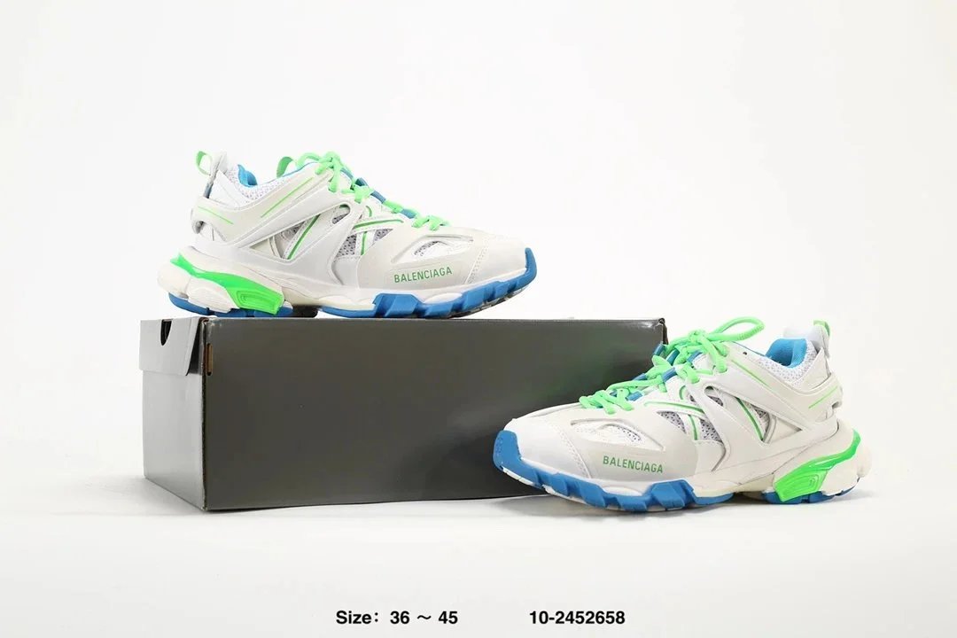 Balenciaga Track 2 Black Chunky Sneakers - 11