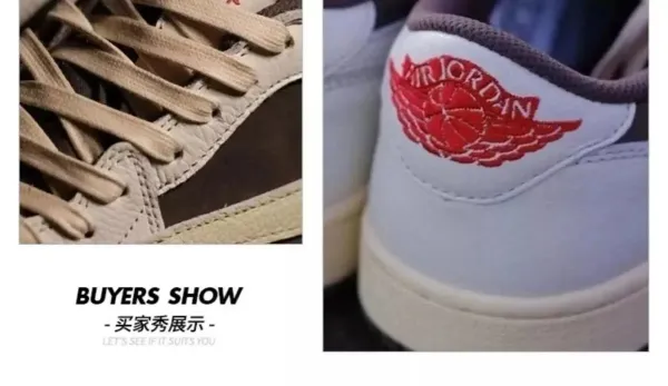 Nike x Travis Scott Air Jordan 1 Low OG 'Cactus Jack' Multicolor Sneakers - 5