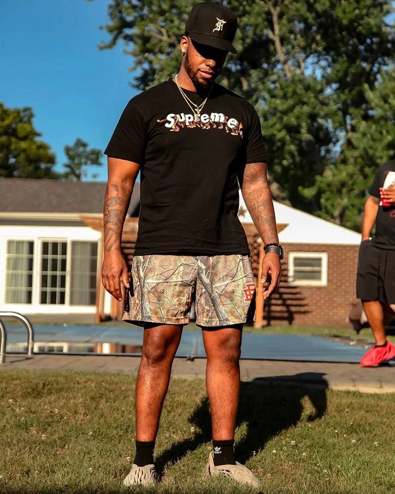 Unknown Brand Graphic Print Swim Shorts
