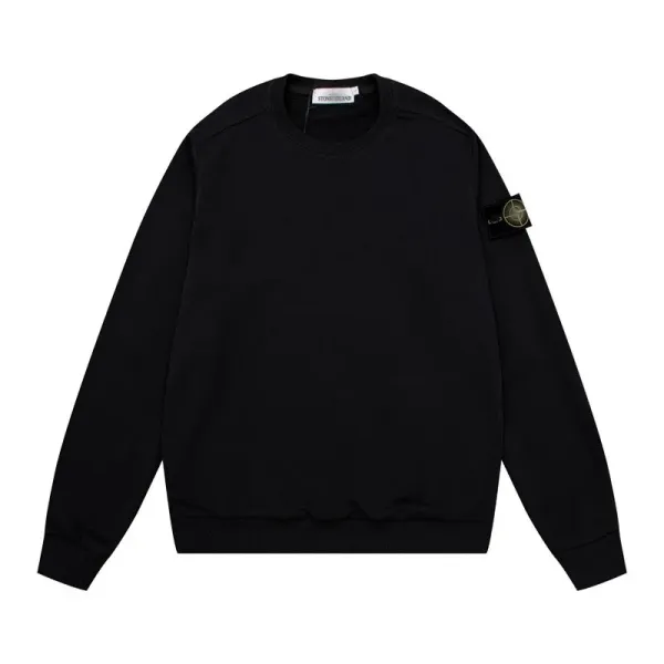 Stone Island Crew Neck Knit Sweater Light Blue - 5