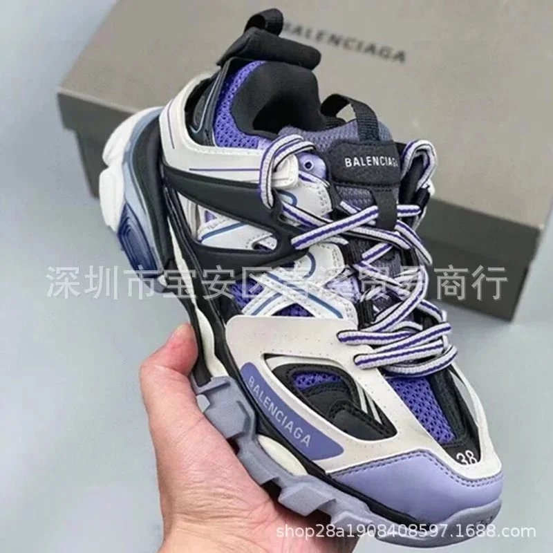 Balenciaga Track 2 White Chunky Sneakers - 3