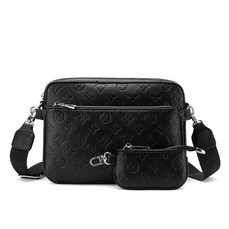 Louis Vuitton Monogram Empreinte Camera Bag Black Crossbody Bag - 1
