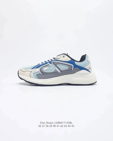 Dior B23 Low Multicolor Chunky Sneakers - 1