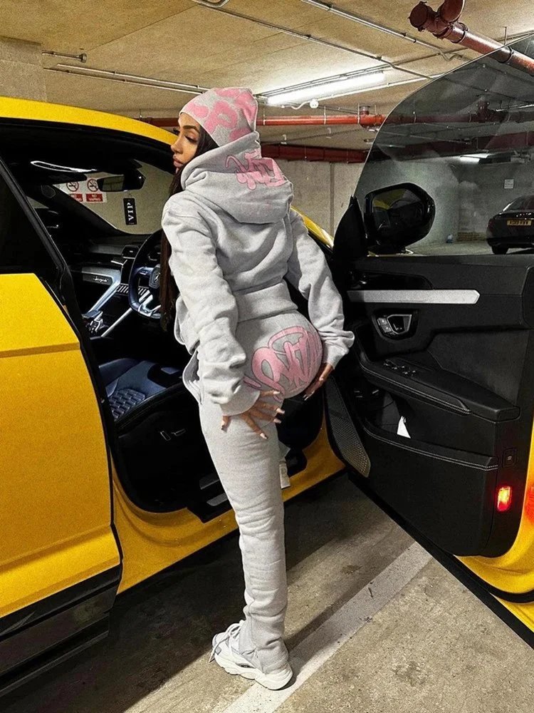 StreetWear Urban Hoodie Set Sweatshirt