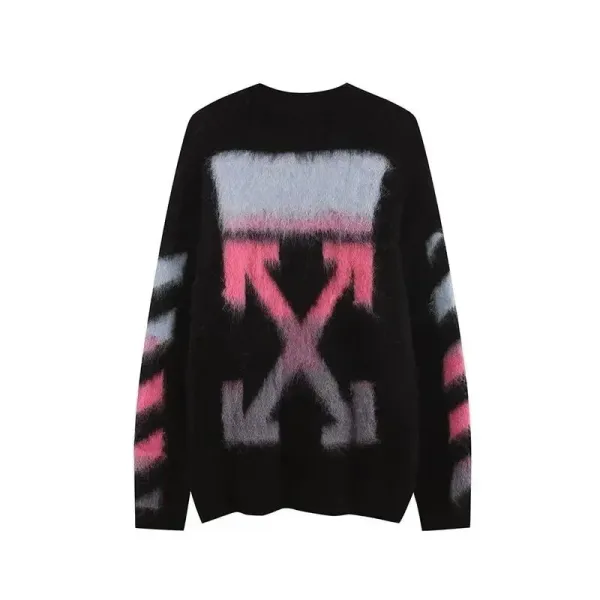 Off-White Gradient Arrow Knit Sweater - 4