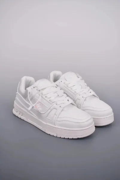 Louis Vuitton Trainer White Sneakers - 1