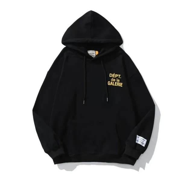 Gallery Dept. Logo Hoodie Light Gray Hoodie - 9
