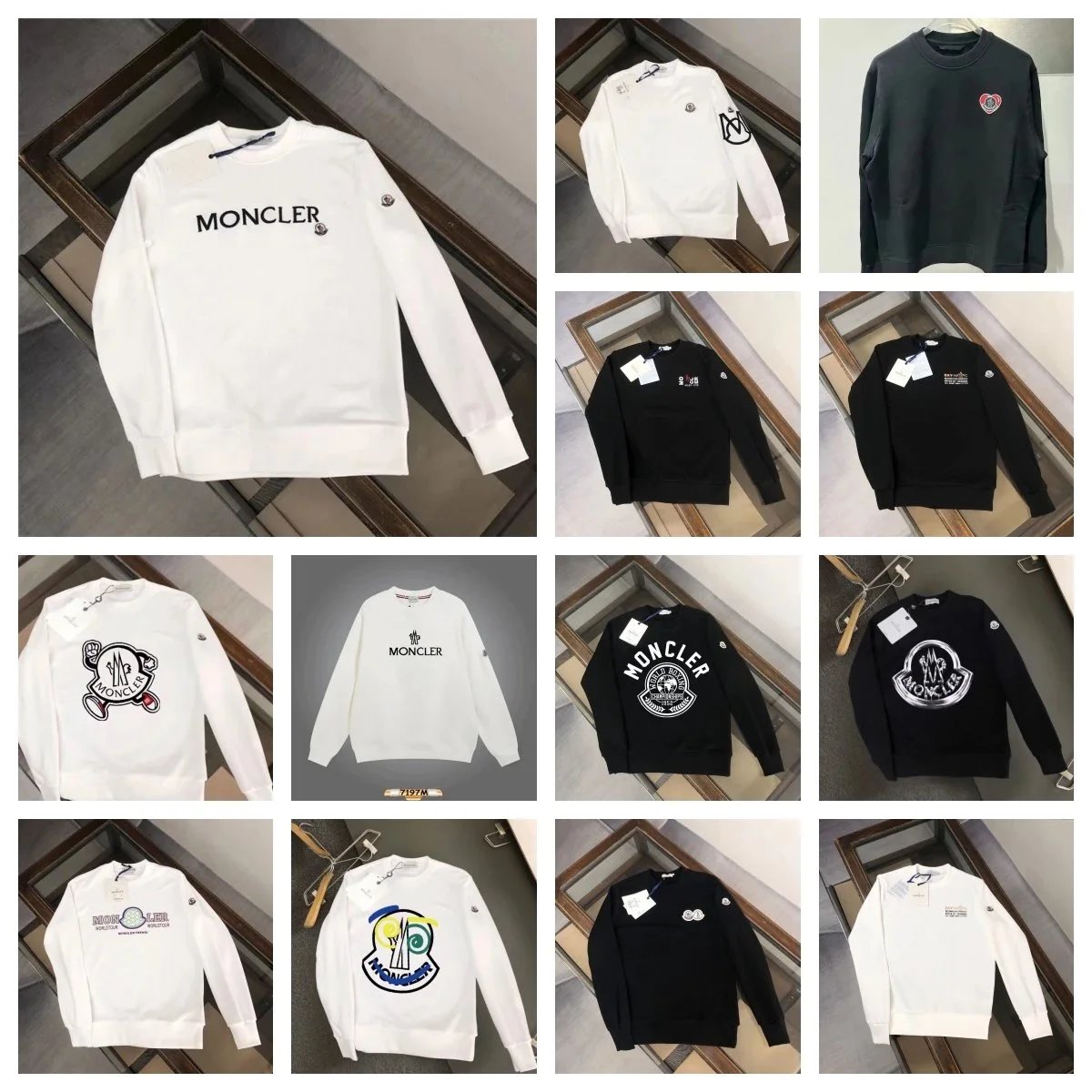ZW-1男士时尚百搭简约字母印花潮流休闲圆领长袖套头卫衣（TOP品质） - 3670934